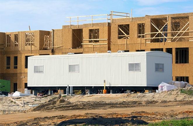 mobile office trailers for rent at construction sites in Bay Shore